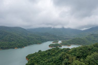 18 Haziran 2022 Yukarı Shing Mun Rezervuarı HK 'da bir rezervuar.