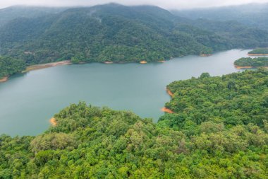 18 Haziran 2022 Yukarı Shing Mun Rezervuarı HK 'da bir rezervuar.