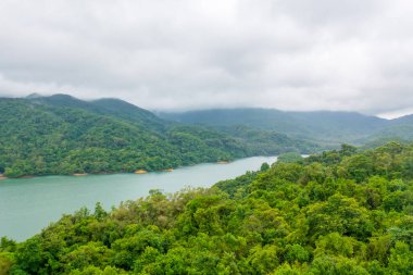 18 Haziran 2022 Yukarı Shing Mun Rezervuarı HK 'da bir rezervuar.