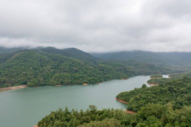 18 Haziran 2022 Yukarı Shing Mun Rezervuarı HK 'da bir rezervuar.