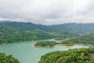 18 Haziran 2022 Yukarı Shing Mun Rezervuarı HK 'da bir rezervuar.