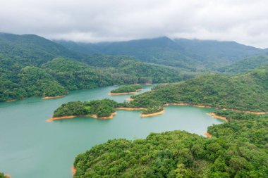 18 Haziran 2022 Yukarı Shing Mun Rezervuarı HK 'da bir rezervuar.