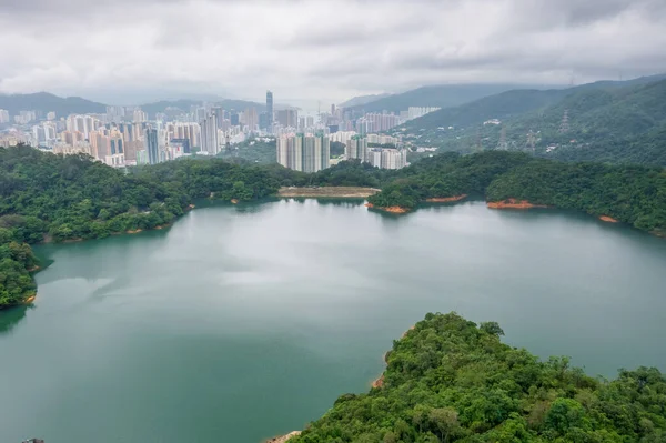 2022年6月18日上城门水塘是香港的一个水塘 — 图库照片