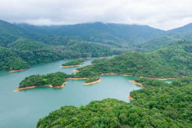 18 Haziran 2022 Yukarı Shing Mun Rezervuarı HK 'da bir rezervuar.