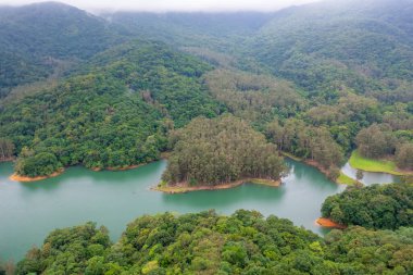 18 Haziran 2022 Yukarı Shing Mun Rezervuarı HK 'da bir rezervuar.