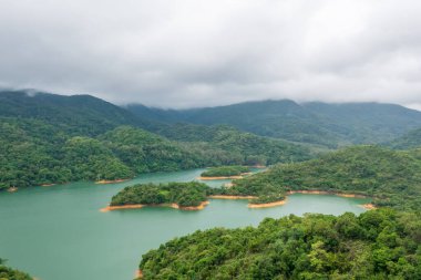 18 Haziran 2022 Yukarı Shing Mun Rezervuarı HK 'da bir rezervuar.