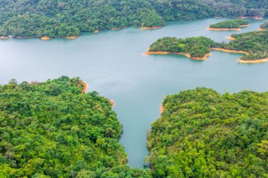 18 Haziran 2022 Yukarı Shing Mun Rezervuarı HK 'da bir rezervuar.