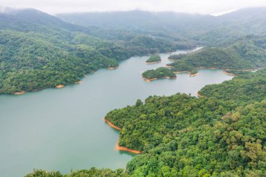 18 Haziran 2022 Yukarı Shing Mun Rezervuarı HK 'da bir rezervuar.