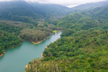 18 Haziran 2022 Yukarı Shing Mun Rezervuarı HK 'da bir rezervuar.