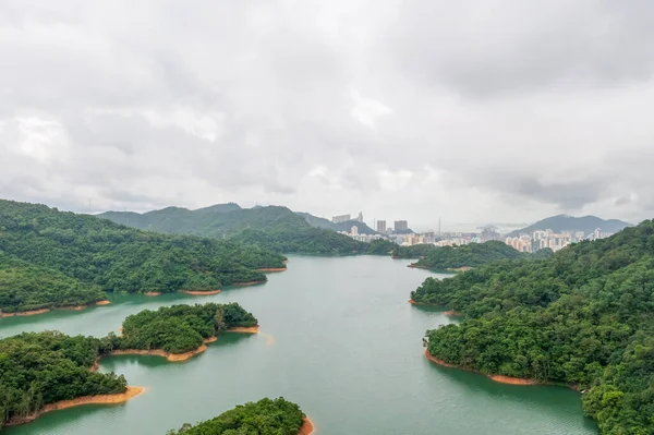 Июня 2022 Года Верхнее Син Мун Водохранилище Гонконге — стоковое фото