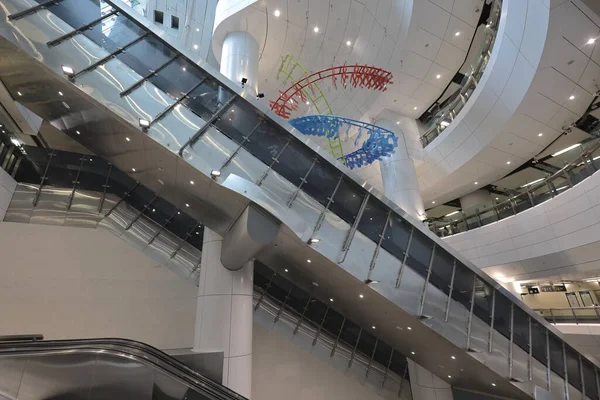 June 2022 Group Escalator Admiralty Station Hong Kong — Stock Photo, Image