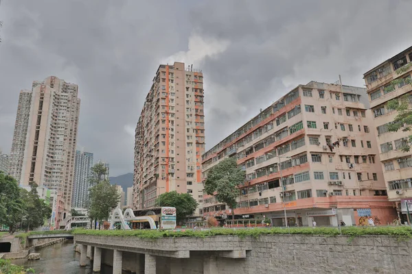 Juin 2022 Résidentiel Dans Quartier San Kong Hong Kong — Photo