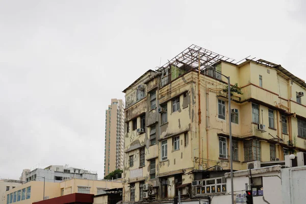 Giugno 2022 Edifici Residenziali Nella Città Kowloon Hong Kong — Foto Stock