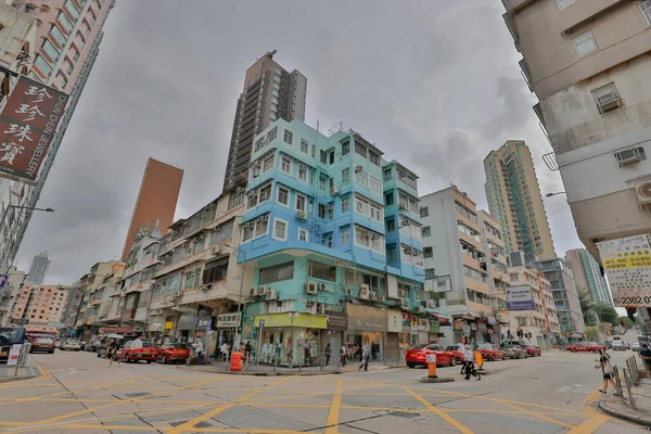 19 Haziran 2022 Kowloon City 'de sokak ve yapı taşı, hk