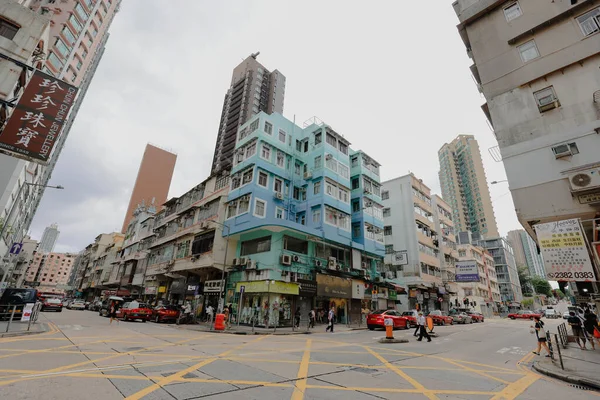 Juni 2022 Wohngebäude Der Stadt Kowloon Hongkong — Stockfoto