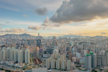 1 Mayıs 2022 Kowloon şehri, Hong Kong yazı. 