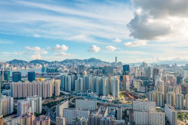 1 Mayıs 2022 Choi Hung, Hong Kong, Hong Kong hava manzaralı.