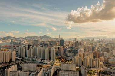 1 Mayıs 2022 Choi Hung, Hong Kong, Hong Kong hava manzaralı.