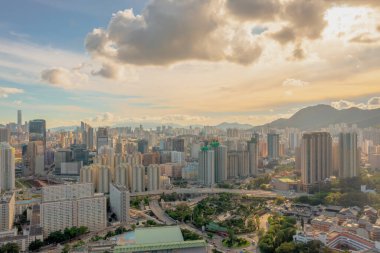 1 Mayıs 2022 Kowloon şehri, Hong Kong yazı. 