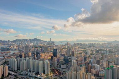 1 Mayıs 2022 Kowloon şehri, Hong Kong yazı. 
