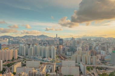 1 Mayıs 2022 Kowloon şehri, Hong Kong yazı. 