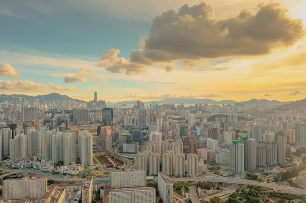 Maj 2022 Stadsbilden Kowloon Sommar Hong Kong — Stockfoto