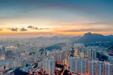 1 Mayıs 2022 Doğu Kwoloon, Hong Kong şehri.