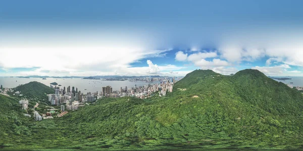 May 2022 Victoria Harbour Hong Kong Summer Day — Stock Photo, Image