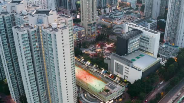 May 2022 Cityscape Hang Hau Hong Kong — стоковое видео