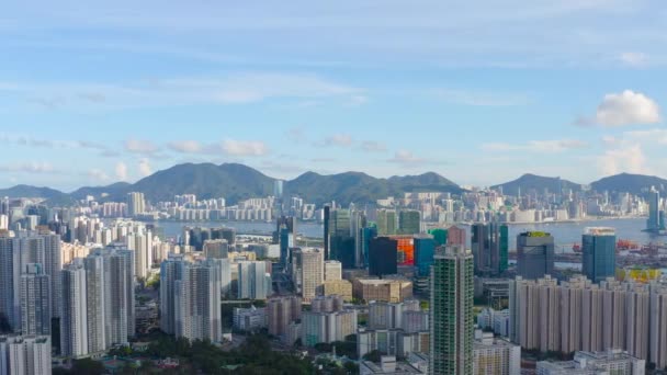 Maggio 2022 Paesaggio East Kowloon Hong Kong — Video Stock