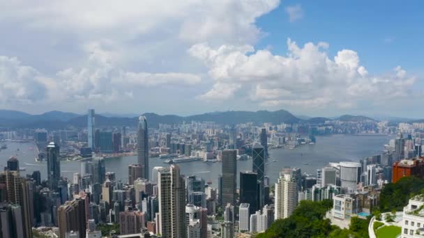 May 2022 Hong Kong Skyline Victoria Harbour — Vídeos de Stock