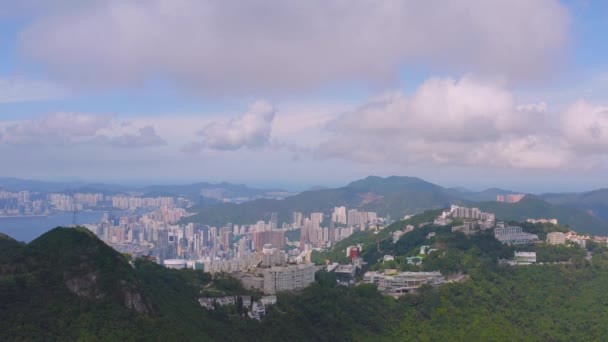 May 2022 Hong Kong Panorama View Peak — Video Stock