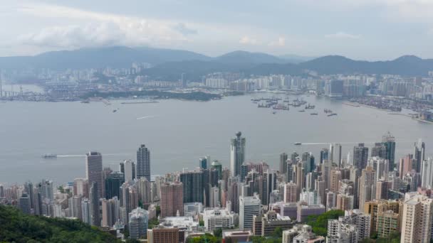 May 2022 Hong Kong Island Sai Ying Pun Aerial — 비디오