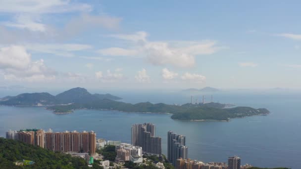 Maj 2022 Telegraph Bay Cyberport Hongkong — Stockvideo