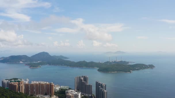 Травня 2022 Року Telegraph Bay Cyberport Hong Kong — стокове відео