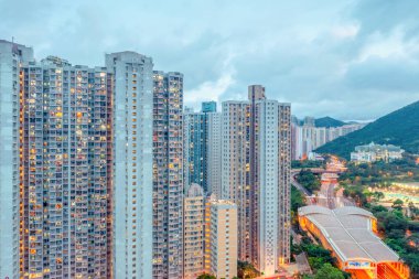 30 Nisan 2022 Tseung Kwan O, Hk Hang Hau bölgesi.