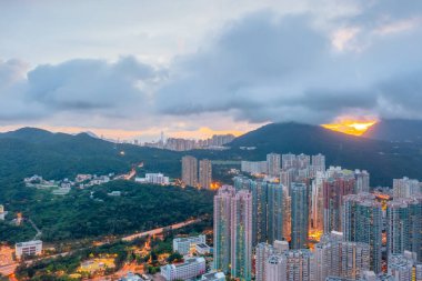 30 Nisan 2022 Tseung Kwan O, Hk Hang Hau bölgesi.