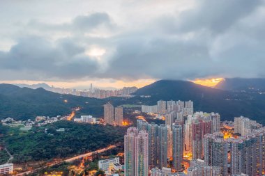 30 Nisan 2022 Tseung Kwan O, Hk Hang Hau bölgesi.