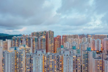 30 Nisan 2022 Tseung Kwan O, Hk Hang Hau bölgesi.