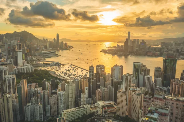 May 2022 Panoramic View Hong Kong Braemar Hill — стоковое фото