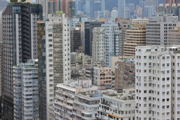 July 2022 Building Block Kowloon Hong Kong — 스톡 사진