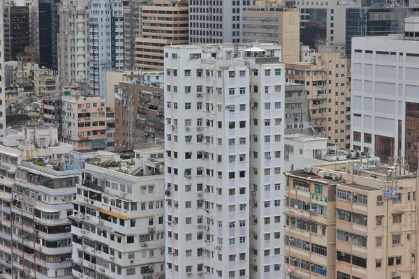 July 2022 Cramped Housing Sham Shui Poorest Area Hong Kong — Fotografia de Stock