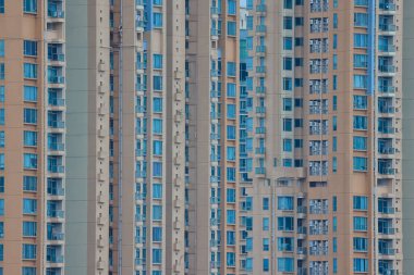 9 Temmuz 2022 Beton Apartman Bloğu Mimari arka planı