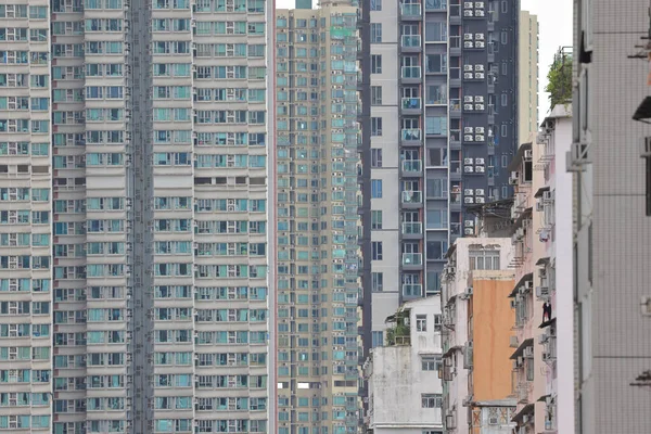 July 2022 Cramped Housing Sham Shui Poorest Area Hong Kong — Photo