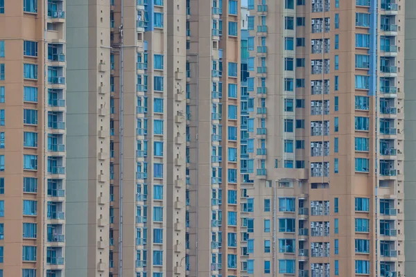 July 2022 Concrete Apartment Block Architectural Background — ストック写真