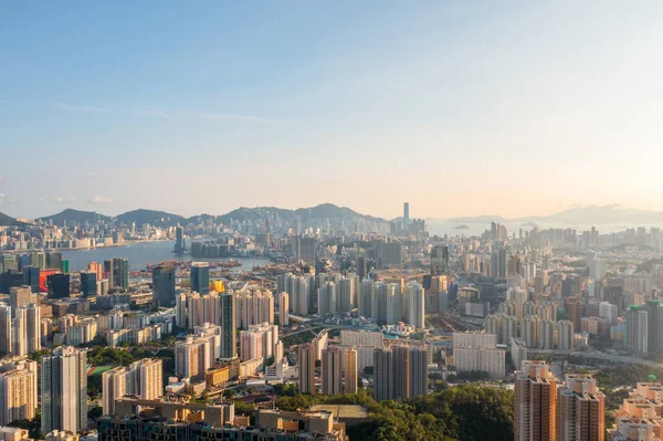 3 May 2022 the city scape of the Kowloon, hong kong