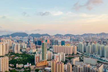 3 May 2022 the city scape of the Kowloon, hong kong