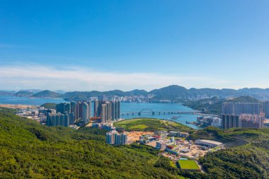 Port Shelter, Hong Kong manzarası.