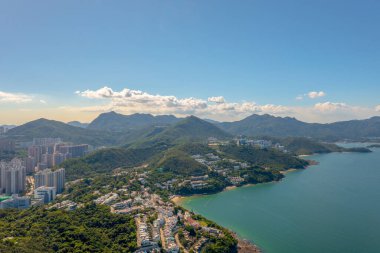 Port Shelter, Hong Kong manzarası. 