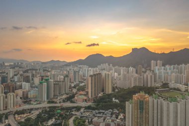 3 Mayıs 2022 Lion Rock, Hong Kong 'un yanındaki meskende.